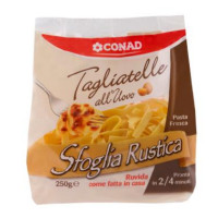 Conad Tagliatelle Uovo Rustiche Gr.250