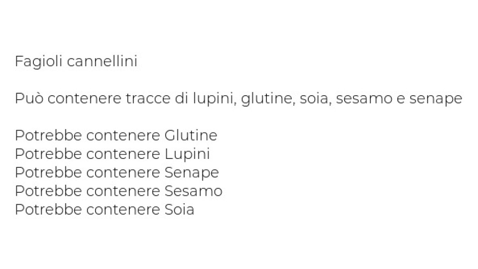 Fagioli Cannellini