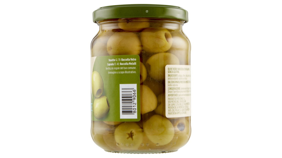 Olive Verdi Snocciolate in Salamoia