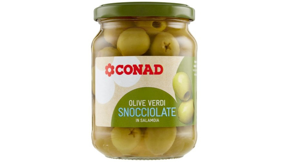 Olive Verdi Snocciolate in Salamoia