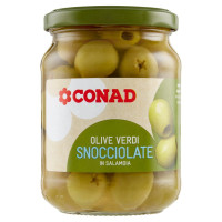 Olive Verdi Snocciolate in Salamoia