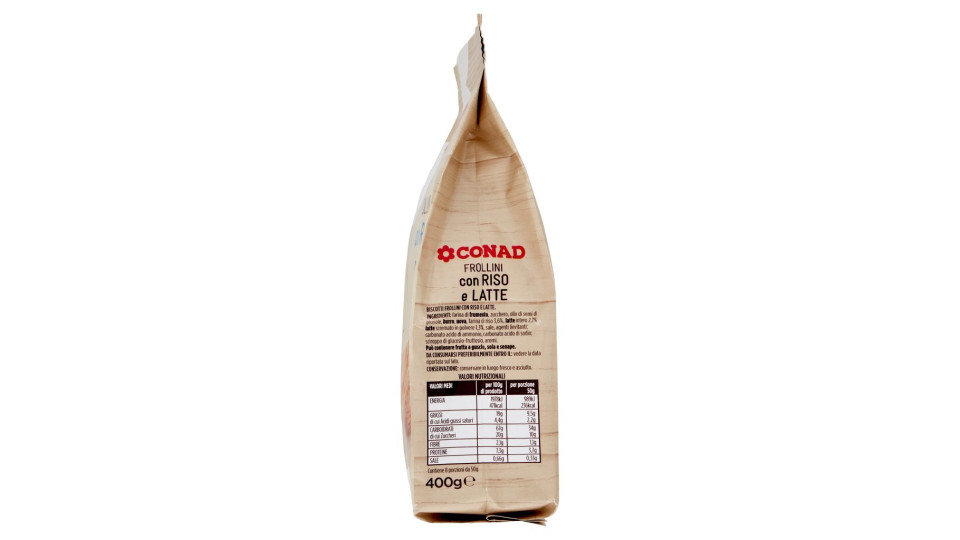 Frollini con Riso e Latte