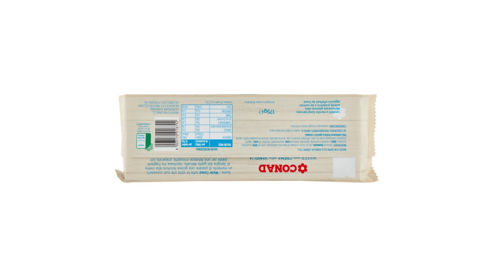 Wafer con Crema alla Vaniglia