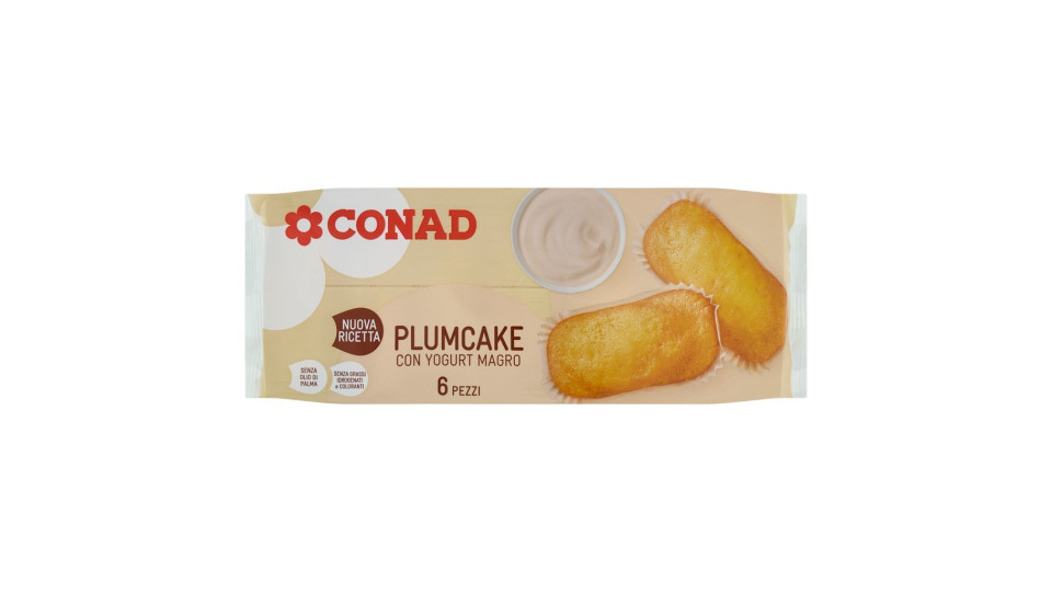 Plumcake con Yogurt Magro 6 x 31,7 g