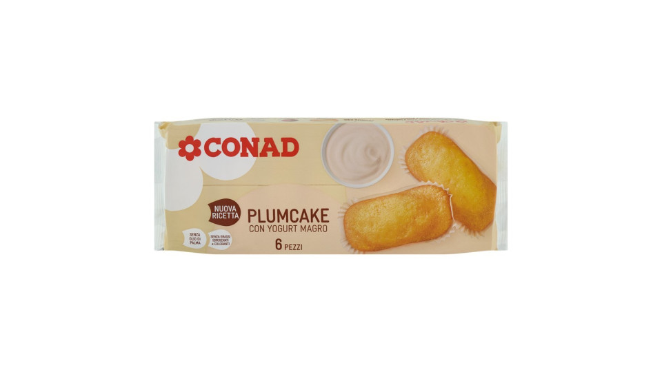 Plumcake con Yogurt Magro 6 x 31,7 g