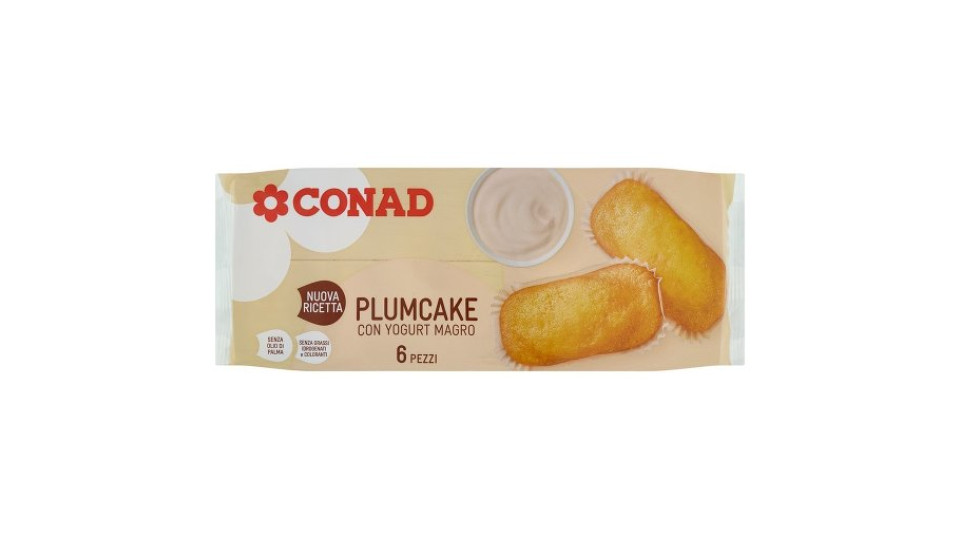 Plumcake con Yogurt Magro 6 x 31,7 g