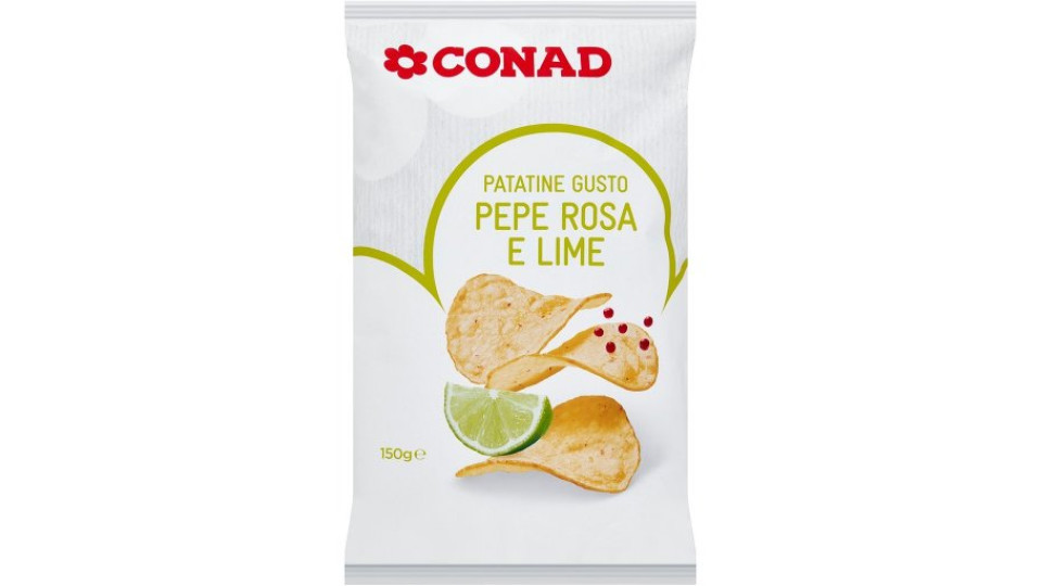 Patatine Gusto Pepe Rosa e Lime