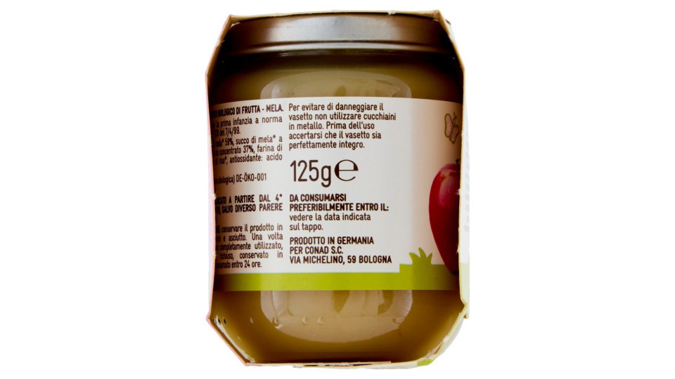 Baby Mela Biologico Omogeneizzato 2 x 125 g