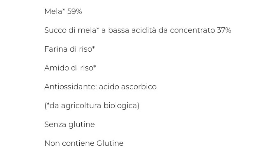 Baby Mela Biologico Omogeneizzato 2 x 125 g