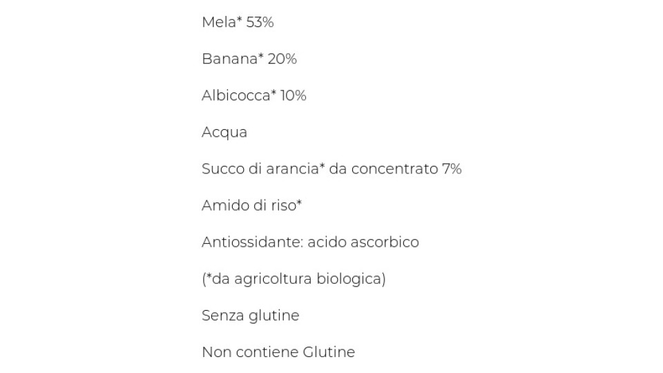 Baby Frutta Mista Biologico Omogeneizzato 2 x 125 g