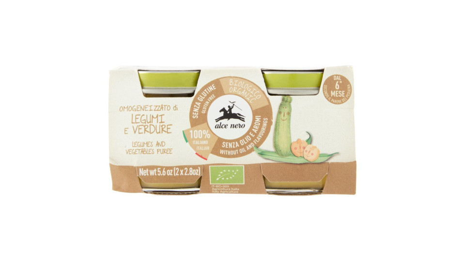 Omogeneizzato di Legumi e Verdure 2 x 80 g