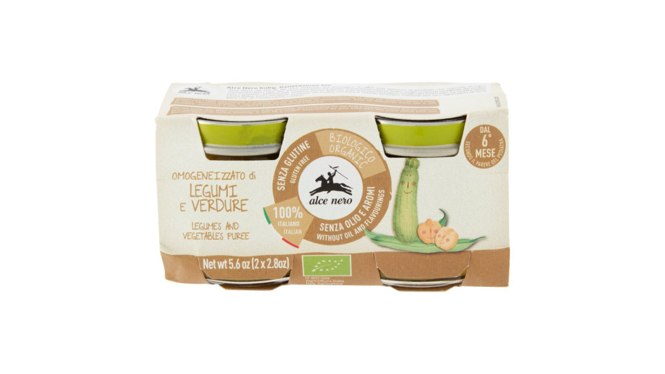 Omogeneizzato di Legumi e Verdure 2 x 80 g