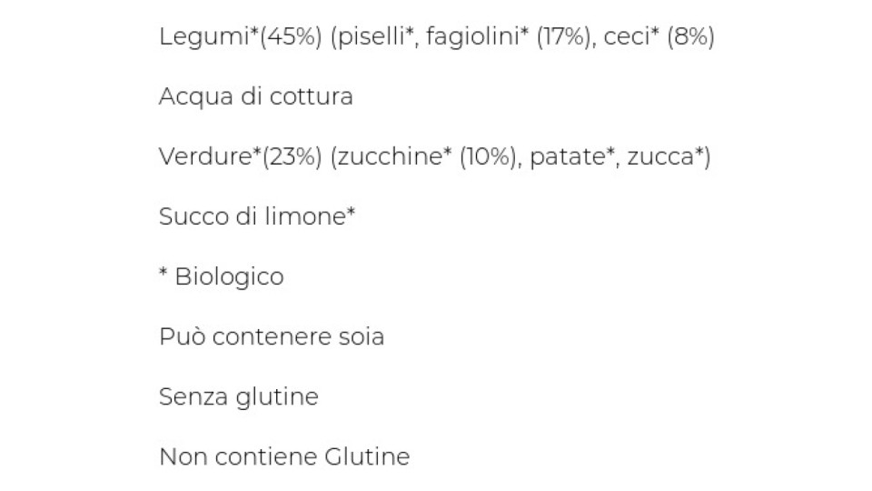 Omogeneizzato di Legumi e Verdure 2 x 80 g
