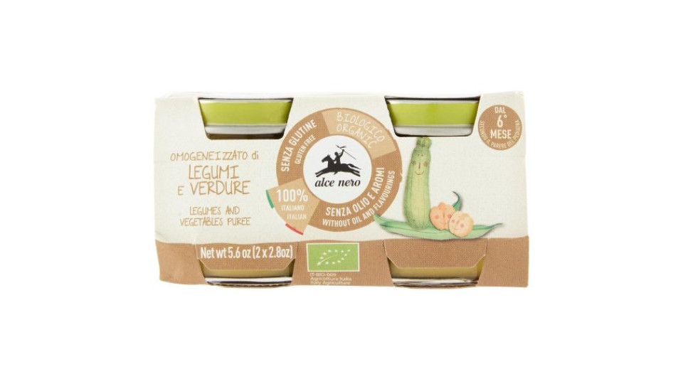 Omogeneizzato di Legumi e Verdure 2 x 80 g