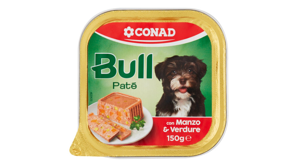 Bull Patè con Manzo & Verdure