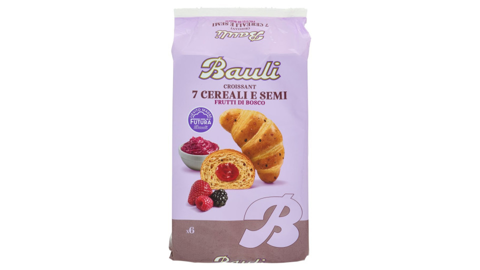 Bauli, il Croissant 5 Cereali ai frutti di bosco
