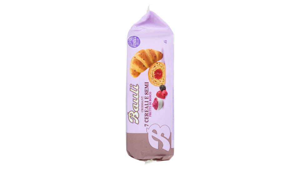 Bauli, il Croissant 5 Cereali ai frutti di bosco