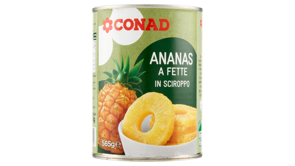 Esselunga, ananas a fette allo sciroppo