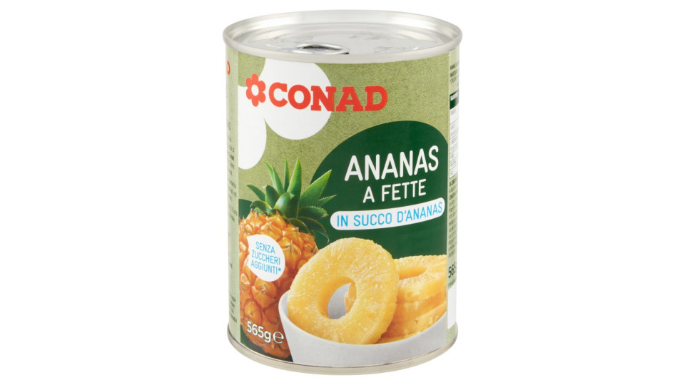 Esselunga, ananas a fette in puro succo di ananas