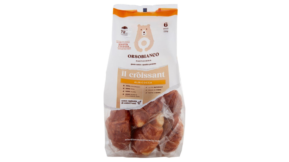 Orobianco, croissant albicocca