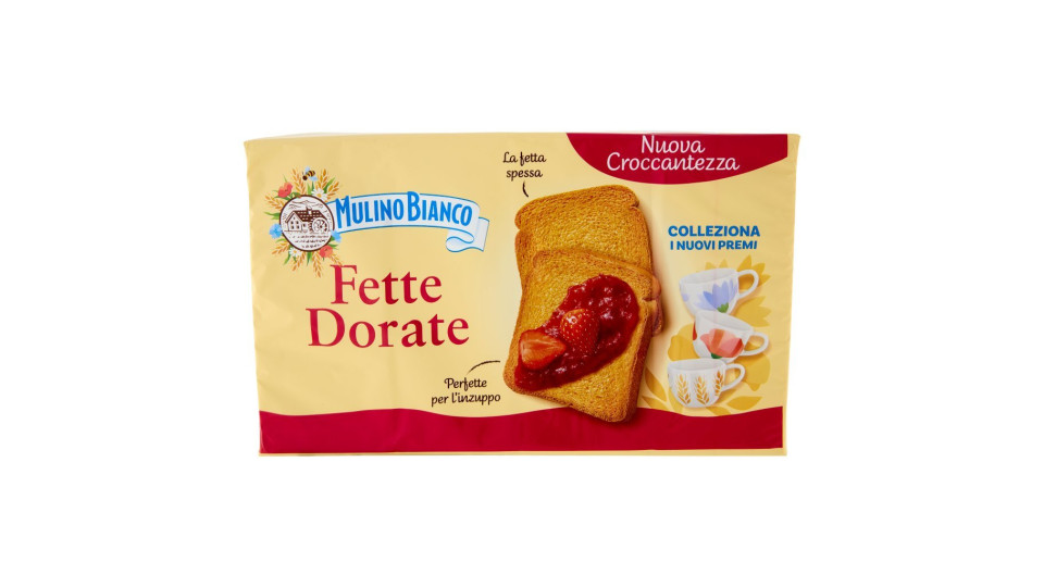 Mulino Bianco, le Dorate fette biscottate