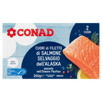 Cuori Di Filetto Di Salmone Selvaggio Dell'alaska Surgelati
