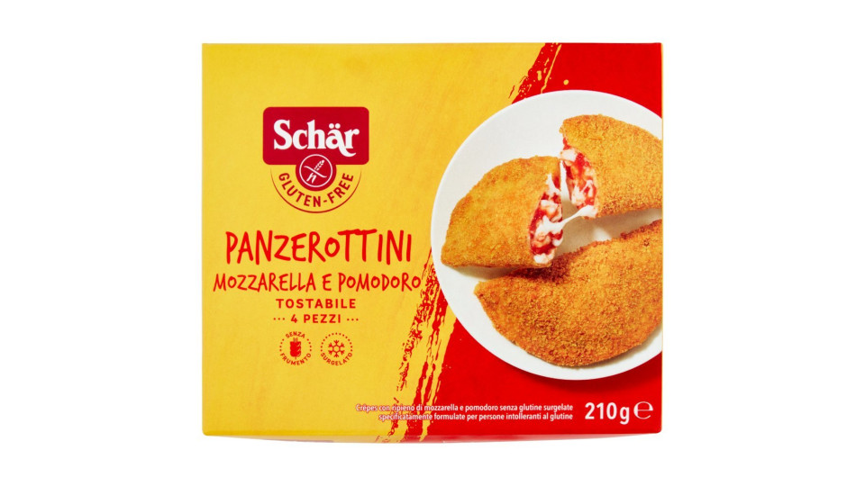 Schär, Bontà d'Italia panzerottini mozzarella & pomodoro senza glutine surgelati conf. 