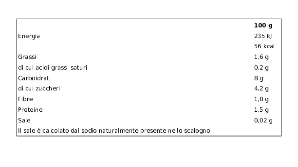 Orogel Le Erbe Aromatiche Scalogno surgelato