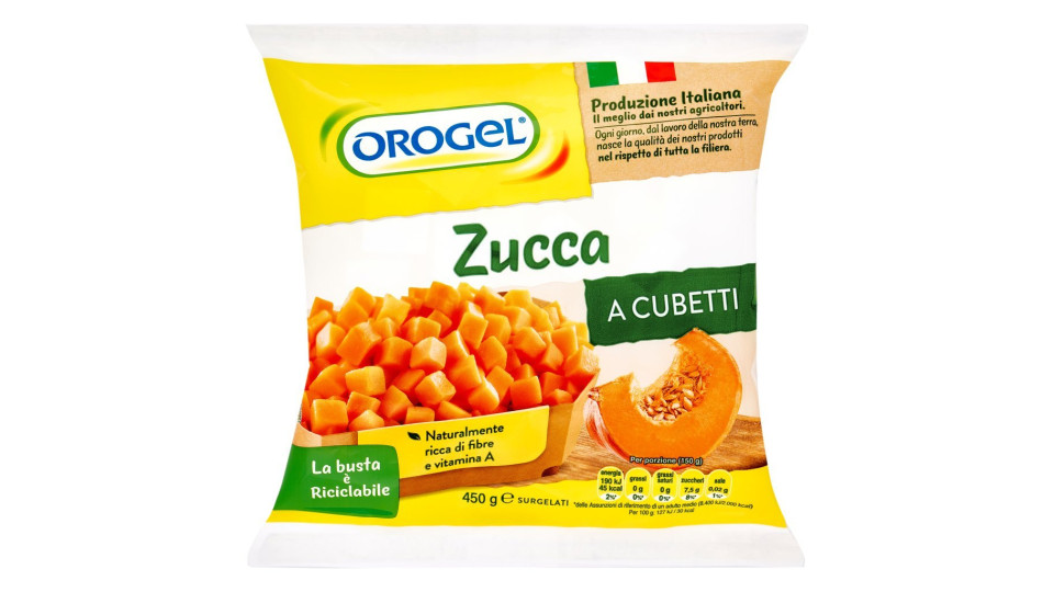Orogel Zucca a Cubetti Surgelati