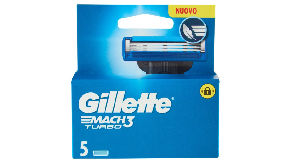 Gillette Mach3 Turbo Rasoio da Uomo