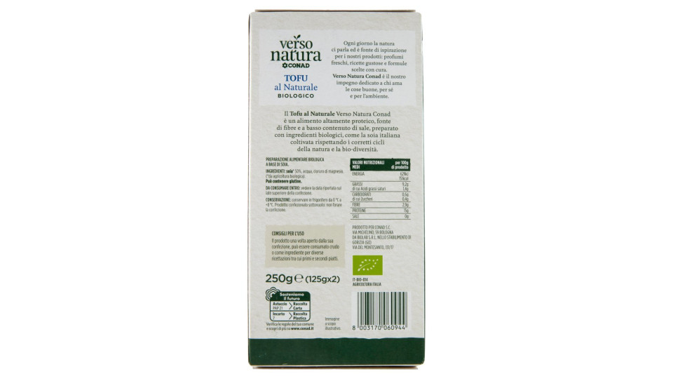 Carrefour Bio Tofu al naturale