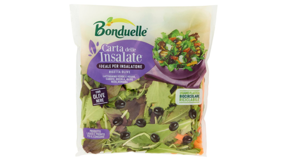 Bonduelle Carta delle Insalate Ricetta Olive