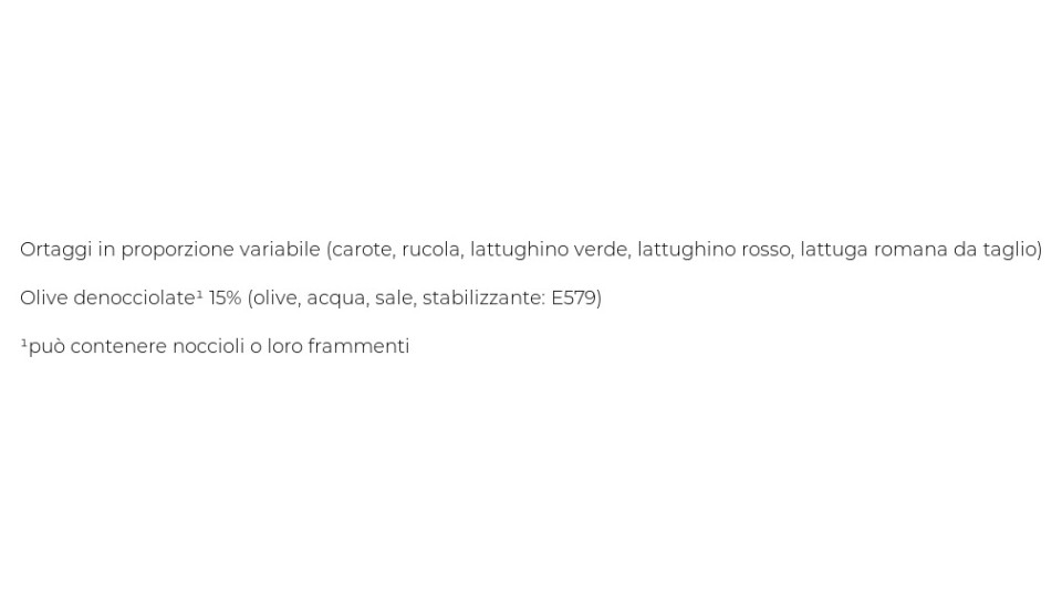 Bonduelle Carta delle Insalate Ricetta Olive