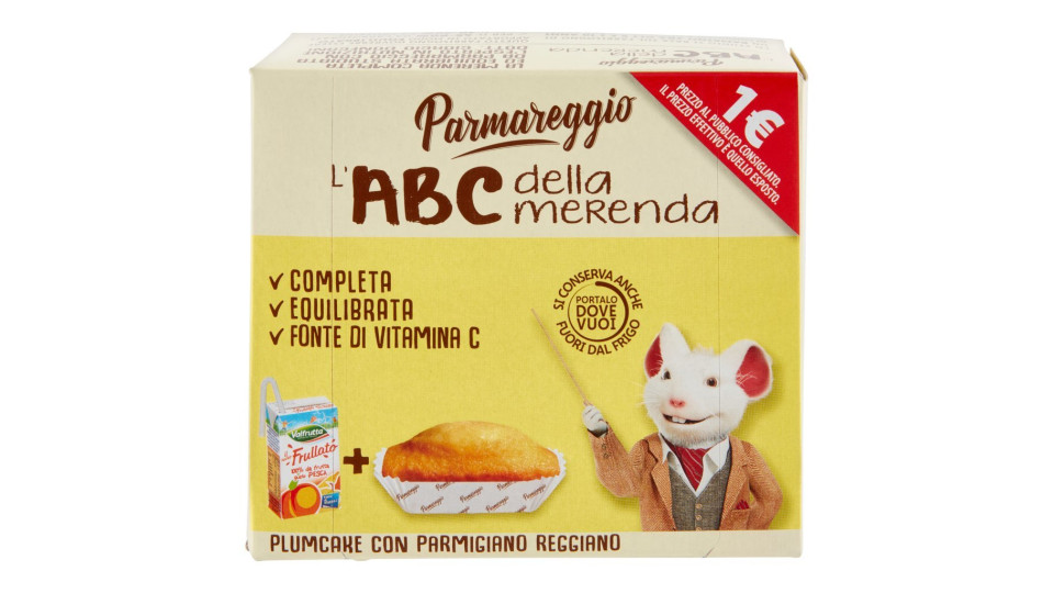 Parmareggio l'ABC della merenda con Parmigiano Reggiano DOP