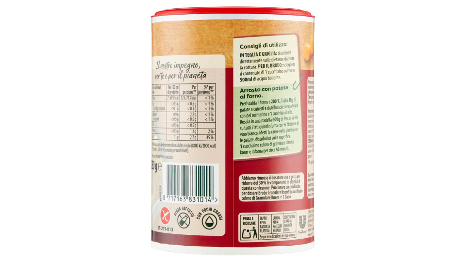Knorr Brodo Granulare Classico