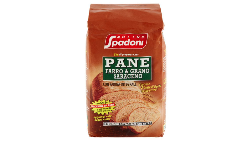 Molino Spadoni Pane farro & grano saraceno