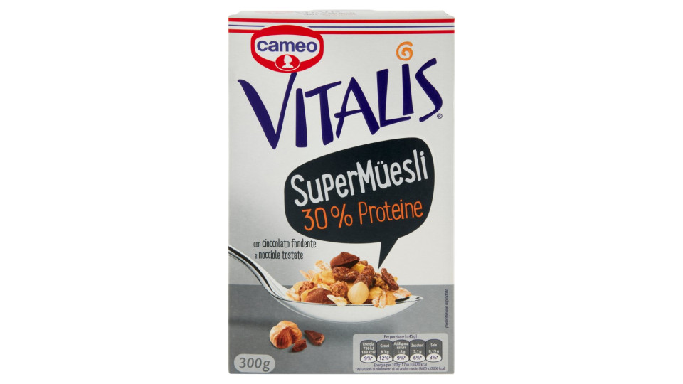 cameo Vitalis Müesli Tostati al Miele cioccolato e nocciole tostate