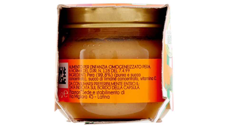 Plasmon Merenda Pera e Yogurt omogeneizzato