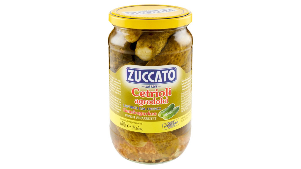 Zuccato Cetrioli agrodolci