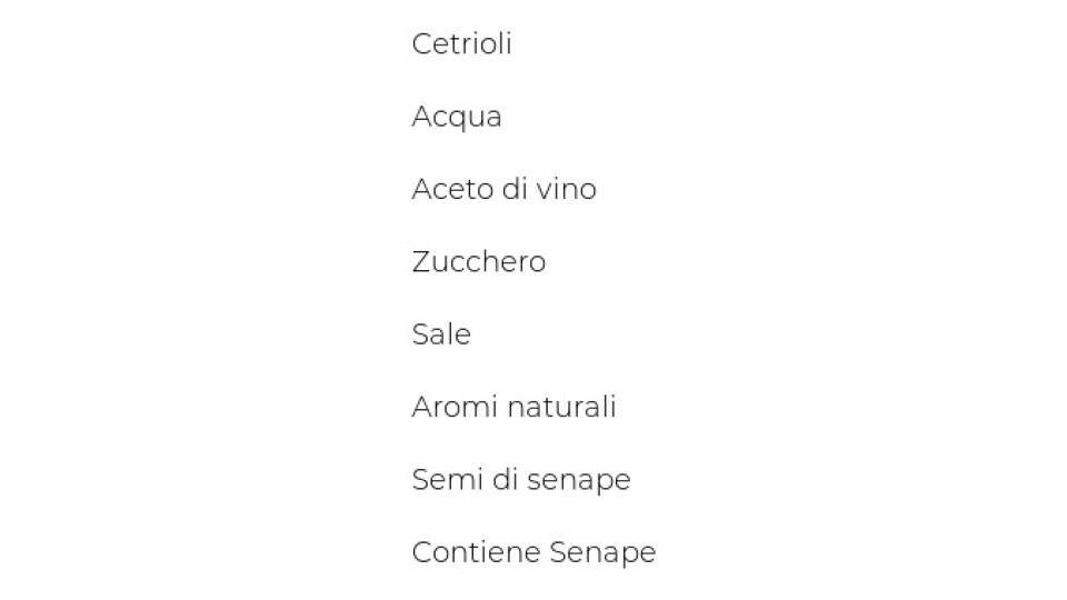 Zuccato Cetrioli agrodolci