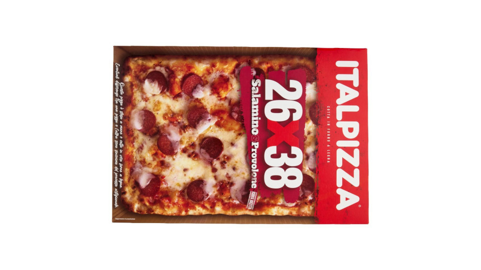 Italpizza 26x38cm Salamino e Provolone Surgelata
