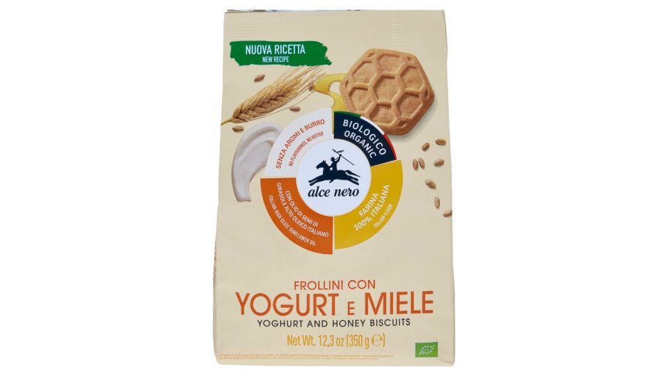 Frollini allo yogurt e miele Alce Nero