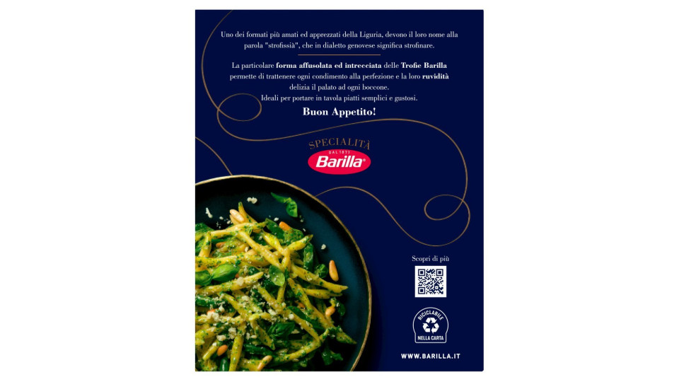 Barilla Specialità Trofie