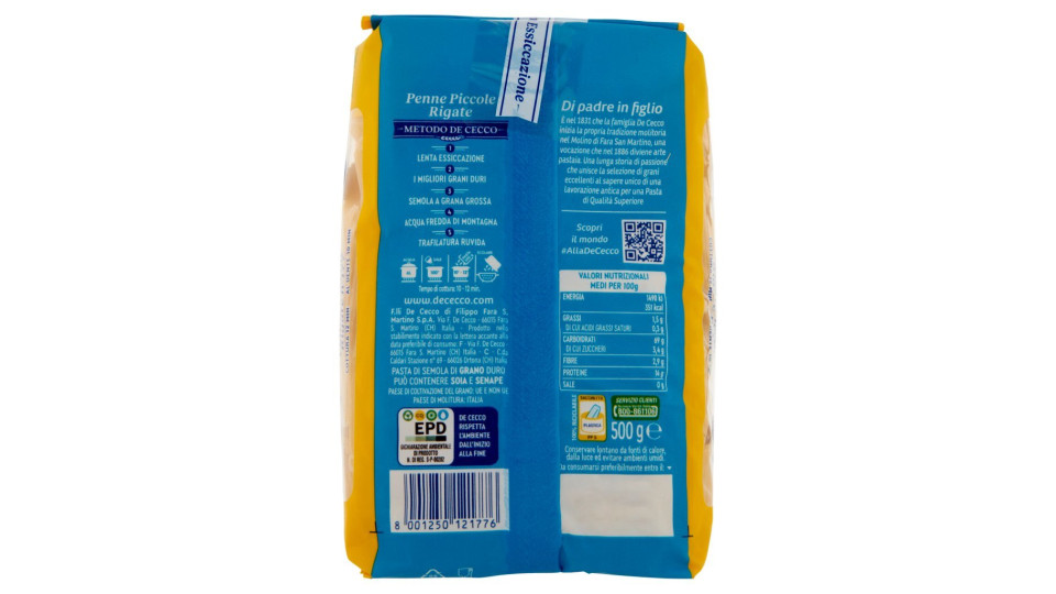 De Cecco Penne piccole lisce n° 240