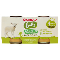 Baby Agnello E Verdure Omogeneizzato Biologico Con Carne