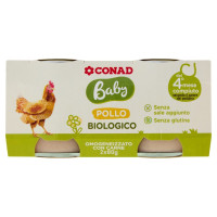 Baby Pollo Omogeneizzato Biologico Con Carne