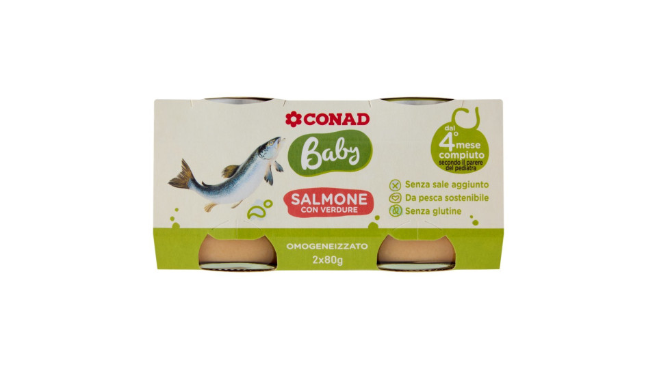 Baby Salmone E Verdure Omogeneizzato