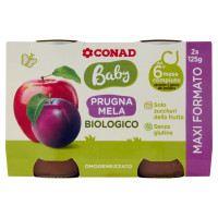 Baby Prugna E Mela Omogeneizzato Biologico