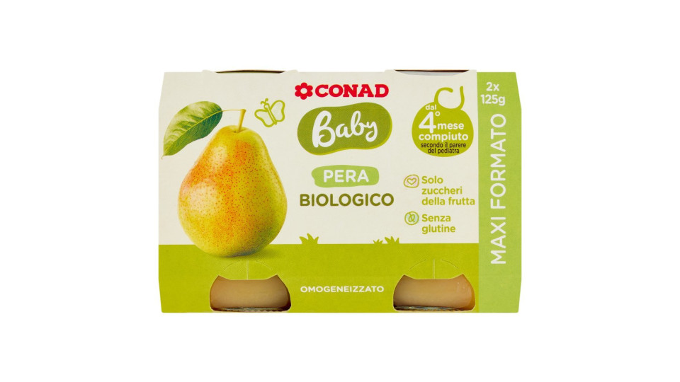 Baby Pera Omogeneizzato Biologico