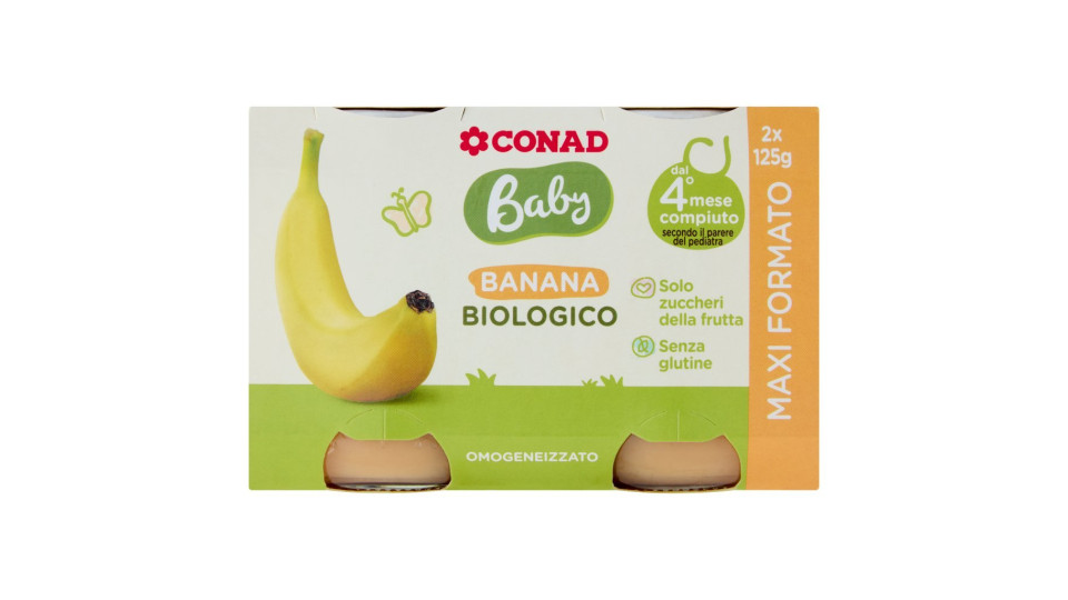 Banana Omogeneizzato Biologico